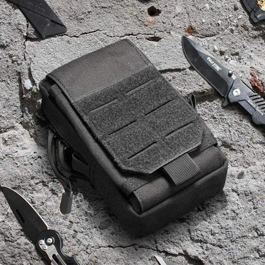 Tactical Molle Pouch Mobile Phone Waist Bag EDC Tool Travel Pack Outdoor Working Tools Holder